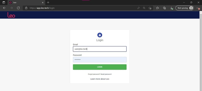 login in v2