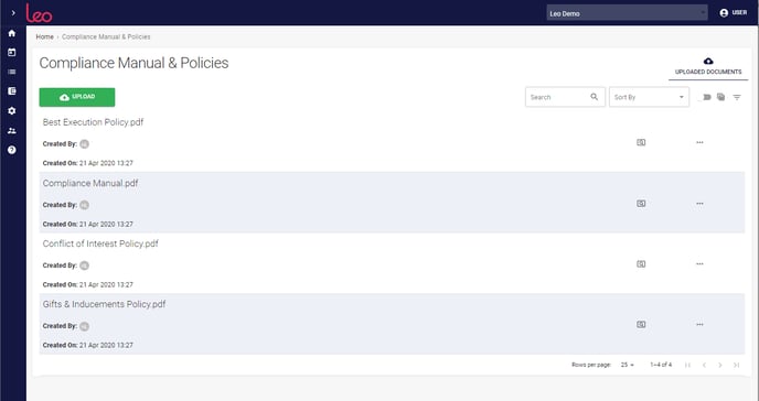 comp manual and policies