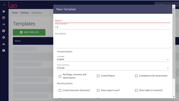 template editor creation
